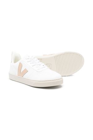 Sneakers in cotone bianco VEJA KIDS | CX0703423CWHITEPLATINESILVER